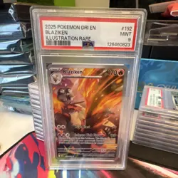 The Pokemon Company 2025 Pokemon TCG Destined Rivals Blaziken 192/182 PSA 9 EN - Image 1