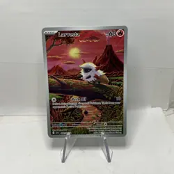 Larvesta Holo Illustration Rare SV: Black Bolt 099/086 NM Pokemon - Image 1