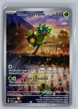 Teal Mask Ogerpon 123 Holo Promo Scarlet & Violet Promo Pokemon Near Mint - Image 1