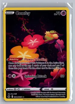 Comfey GG14/GG70 Holo Crown Zenith Galarian Gallery Pokemon NM - Image 1
