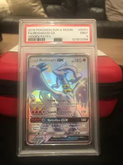 Pokemon TCG Reshiram GX SV51/SV94 Hidden Fates PSA 9 - Image 2