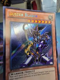 Yu-Gi-Oh! Buster Blader LCYW-EN020 Secret Rare 1st Edition Legendary Collection - Image 2