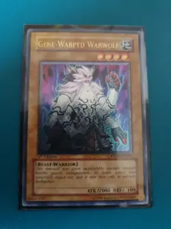 Yu-Gi-Oh Gene-Warped Warwolf 1st Edition Ultimate Rare - STON - EN001 - Image 1