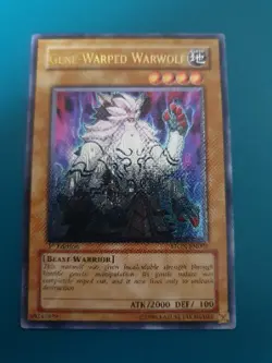 Yu-Gi-Oh Gene-Warped Warwolf 1st Edition Ultimate Rare - STON - EN001 - Image 2