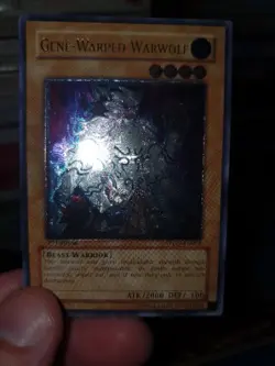 Yu-Gi-Oh Gene-Warped Warwolf 1st Edition Ultimate Rare - STON - EN001 - Image 4