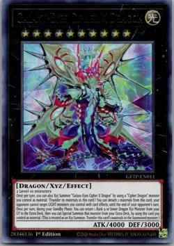 Galaxy-Eyes Cipher X Dragon GFTP-EN011 Yu-Gi-Oh 1st Edition LP - Image 1