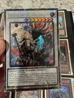 Yu-Gi-Oh! Ecclesia and the Dark Dragon 1st Edition BPRO-EN041 Starlight Rare NM - Image 1