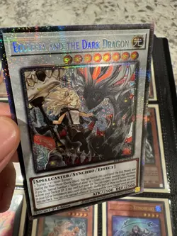 Yu-Gi-Oh! Ecclesia and the Dark Dragon 1st Edition BPRO-EN041 Starlight Rare NM - Image 3