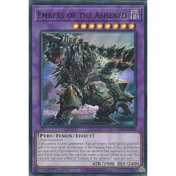 LEDE-EN093 Embers of the Ashened Super Rare 1st Edition YuGiOh - Image 1