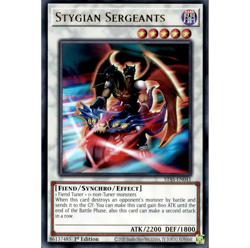 YuGiOh Stygian Sergeants STAS-EN041 Ultra Rare 1st Edition - Image 1