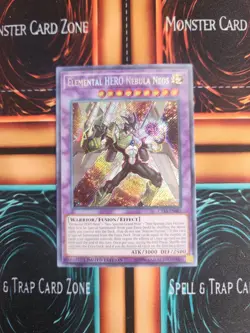 Elemental HERO Nebula Neos Secret Rare CT15-EN001 2018 Mega-Tins LP Yugioh - Image 1