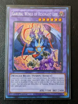 Yu-Gi-Oh! Garura, Wings of Resonant Life Prismatic Secret Rare MP23-EN148 YGO - Image 1
