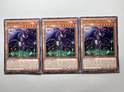 3 x Darklord Amdusc MZMU-EN084 Rare 1st Edition YuGiOh Playset NM - Image 1