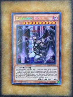 Yugioh Darklord Ixchel DESO-EN030 Secret Rare 1st Ed NM - Image 1