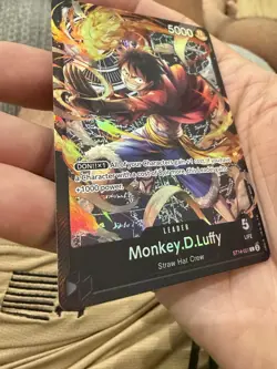 Monkey.D.Luffy ST14-001 Foil Leader One Piece TCG ST14: 3D2Y English LP - Image 3
