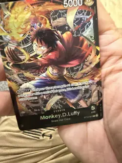 Monkey.D.Luffy ST14-001 Foil Leader One Piece TCG ST14: 3D2Y English LP - Image 5