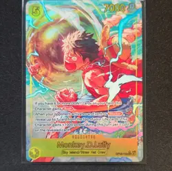 Bandai One Piece CCG Monkey D Luffy OP15-119 SEC Alt Art Foil 7000 Cost 5 Eng - Image 1