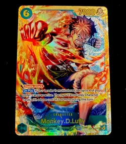 Monkey.D.Luffy SEC OP13-118 Carrying On His Will One Piece TCG NM English - Image 1