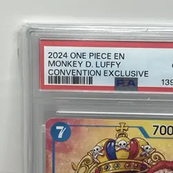 2024 One Piece Monkey D. Luffy Convention Exclusive PROMO P-043 PSA 10 - Image 2