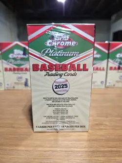 (25) 2025 Topps Chrome Platinum Anniversary Blaster Box Lot Of 25 Total - Image 3