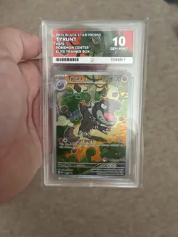 Pokemon TCG Tyrunt 070 Pokemon Center Stamped Promo ACE 10 - Image 1