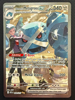 Pokemon TCG - Steven's Metagross SIR ex 289/217 - ASCENDED HEROES NM Print Line - Image 1