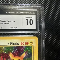 Birthday Pika ______'s Pikachu 24/53 Celebrations Classic Collection Holo CGC 10 - Image 4