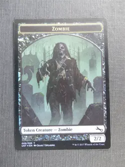 Zombie Token Foil - Mtg Magic Cards #4IY - Image 1
