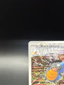 Karrablast 094/086 Illustration Rare IR Holo Sv: Black Bolt Pokemon Card TCG NM - Image 3