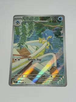 SV: Black Bolt Simipour 102/086 Holo Full Art Card Illustration Rare English NM - Image 1