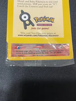 Entei 34 Reverse Holo WotC Black Star Promo Pokemon Card - SEALED - Image 3