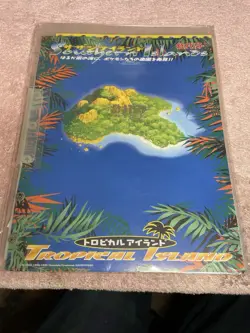 Pokemon Southern Islands Tropical Island Sealed 9 Card Binder Made In Japan - Image 1