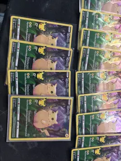 LOT of 14 Cards 2021 Pokemon 25th Celebration RARE PIKACHU Holo #005/025 🔥 - Image 4