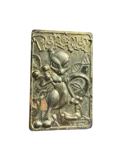 1999 MEWTWO #150 Gold Bar Card Limited Edition Burger King Gold Plated Pokemon - Image 1