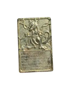 1999 MEWTWO #150 Gold Bar Card Limited Edition Burger King Gold Plated Pokemon - Image 2