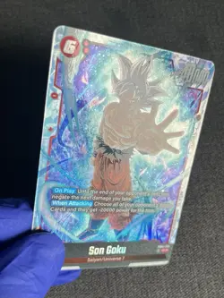 Dragon Ball Super Card Game Fusion World Son Goku Card FB04-129 SCR NM-M - Image 2