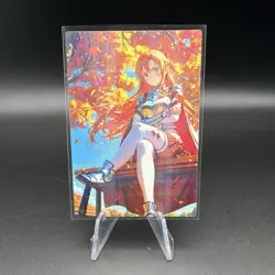 Asuna Yuuki SAO Holographic Anime Collectible Trading Card - Image 1