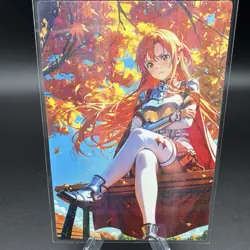 Asuna Yuuki SAO Holographic Anime Collectible Trading Card - Image 2