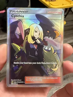 Cynthia SV82/SV94 Hidden Fates Shiny Vault Holo Card Mint Condition - Image 1