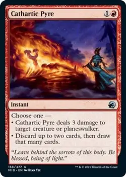 NM - Cathartic Pyre [MID - 133] Innistrad: Midnight Hunt - Image 1