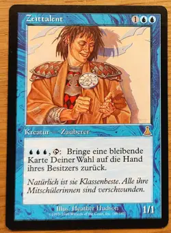 Mtg Magic Zeittalent- Urzas Schicksal - Temporal Adept, DEUTSCH, Control Deck - Image 1