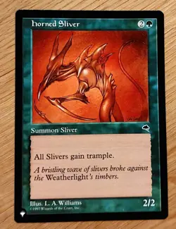 MtG Magic: Gehornter Remasuri, Horned Sliver, English, Trample - Image 1
