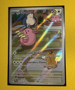Pokemon TCG Chansey 187/167 Twilight Masquerade Illustration Rare | Near Mint - Image 1