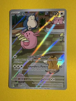 Pokemon TCG Chansey 187/167 Twilight Masquerade Illustration Rare | Near Mint - Image 2