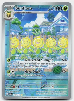 Sunflora 169/167 Illustration Rare Twilight Masquerade Pokemon Near Mint - Image 1