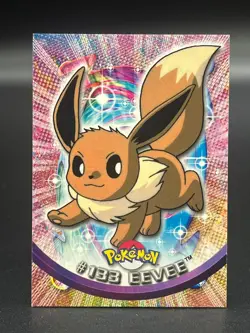 Topps Pokemon English TV Card Series 3 #133 Eevee NM - Image 1
