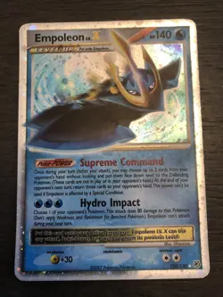 Pokemon Empoleon LV.X HOLO Diamond And Pear TCG 120/130 LP 2007 - Image 1