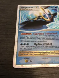 Pokemon Empoleon LV.X HOLO Diamond And Pear TCG 120/130 LP 2007 - Image 3