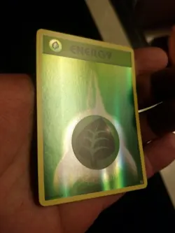 Pokemon Card Leaf Grass Energy Green 2016 91/108 Common Holo 2016 NM - Image 3