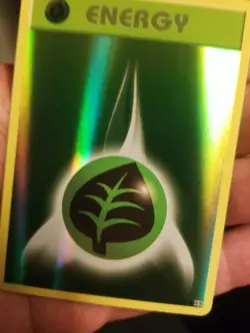 Pokemon Card Leaf Grass Energy Green 2016 91/108 Common Holo 2016 NM - Image 4